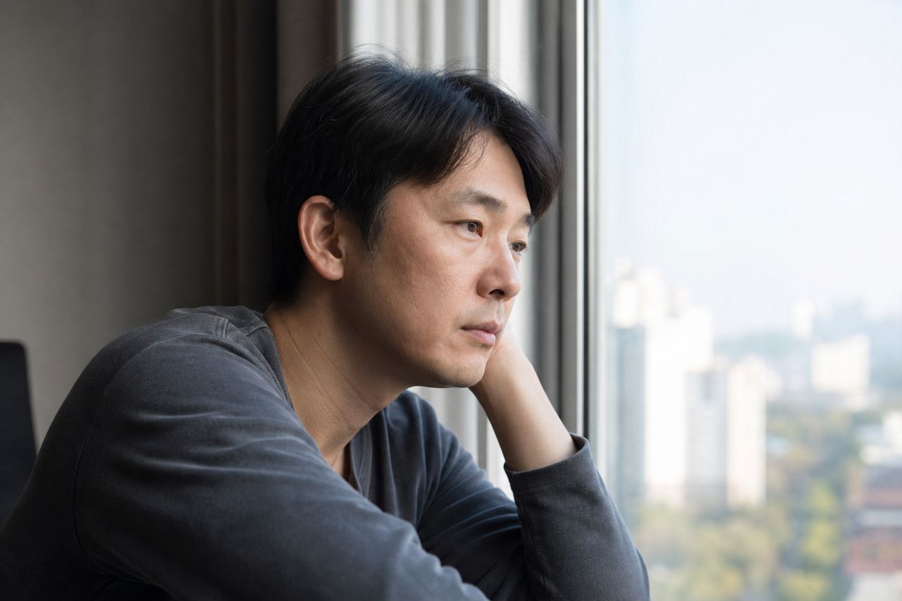 맞벌이 35세 직장인 L씨, 배우자가 '내 연봉이 3배니 재산분할 30%만 줘도 된다'고 주장한다 — 이혼전문변호사가 짚는 기여도 산정의 실제 기준과 혼인 기간·가사 비율이 비율을 뒤집는 3가지 조건 관련 상황을 보여주는 이미지 — 서류를 검토하는 모습