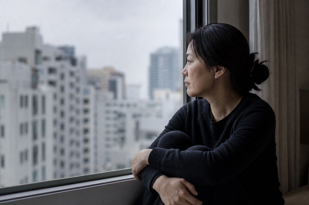 이혼 준비, 가장 먼저 확인해야 할 7가지 관련 상황을 보여주는 이미지 — 서류를 검토하는 모습